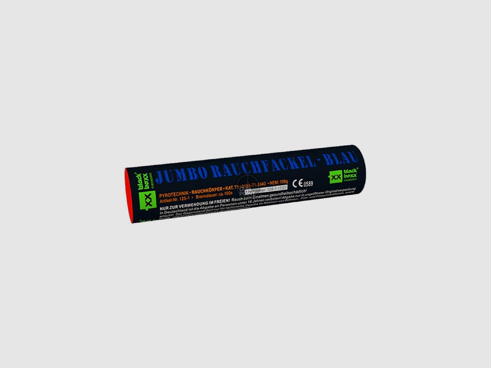 Blackboxx Jumbo Rauchfackel 100 Sek. - Blau