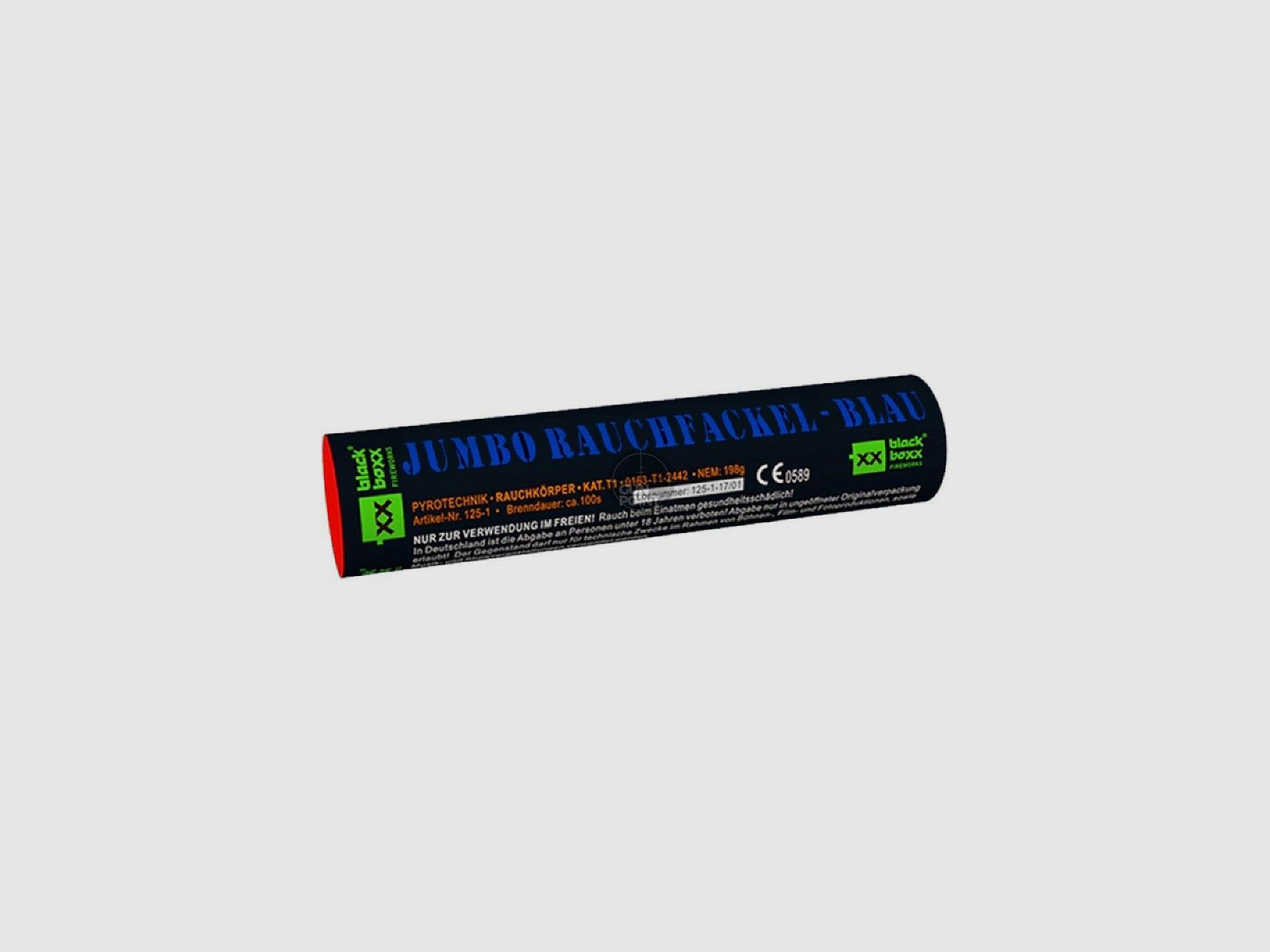 Blackboxx Jumbo Rauchfackel 100 Sek. - Blau