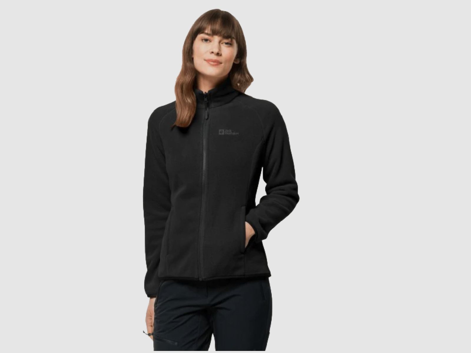 JACK WOLFSKIN Moonrise Full Zip W Black