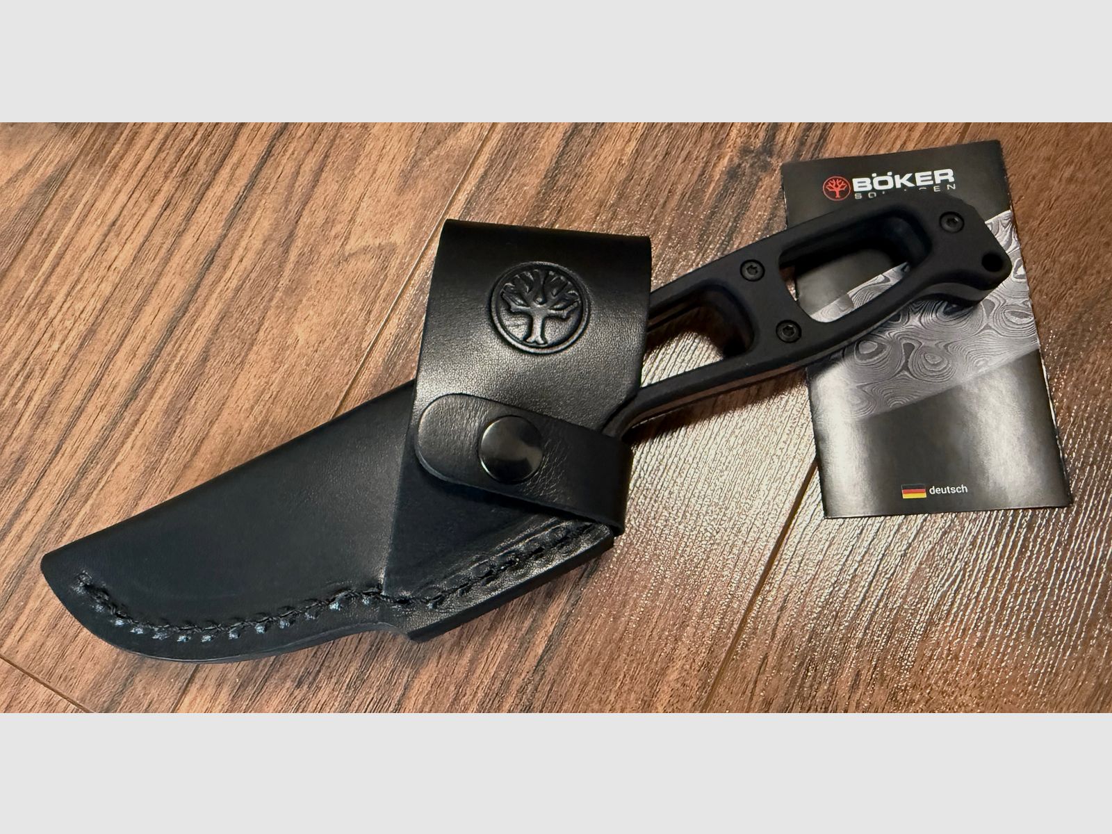 Böker Manufaktur Solingen G.E.K. EDC Fixed Survival Knife Messer Tony Lennartz