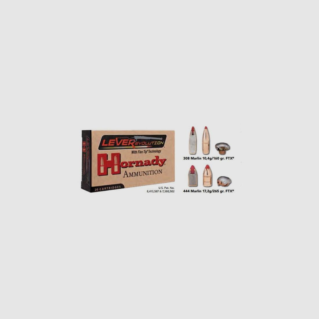 Hornady .45-70 Govt FTX 325gr - 20 St.