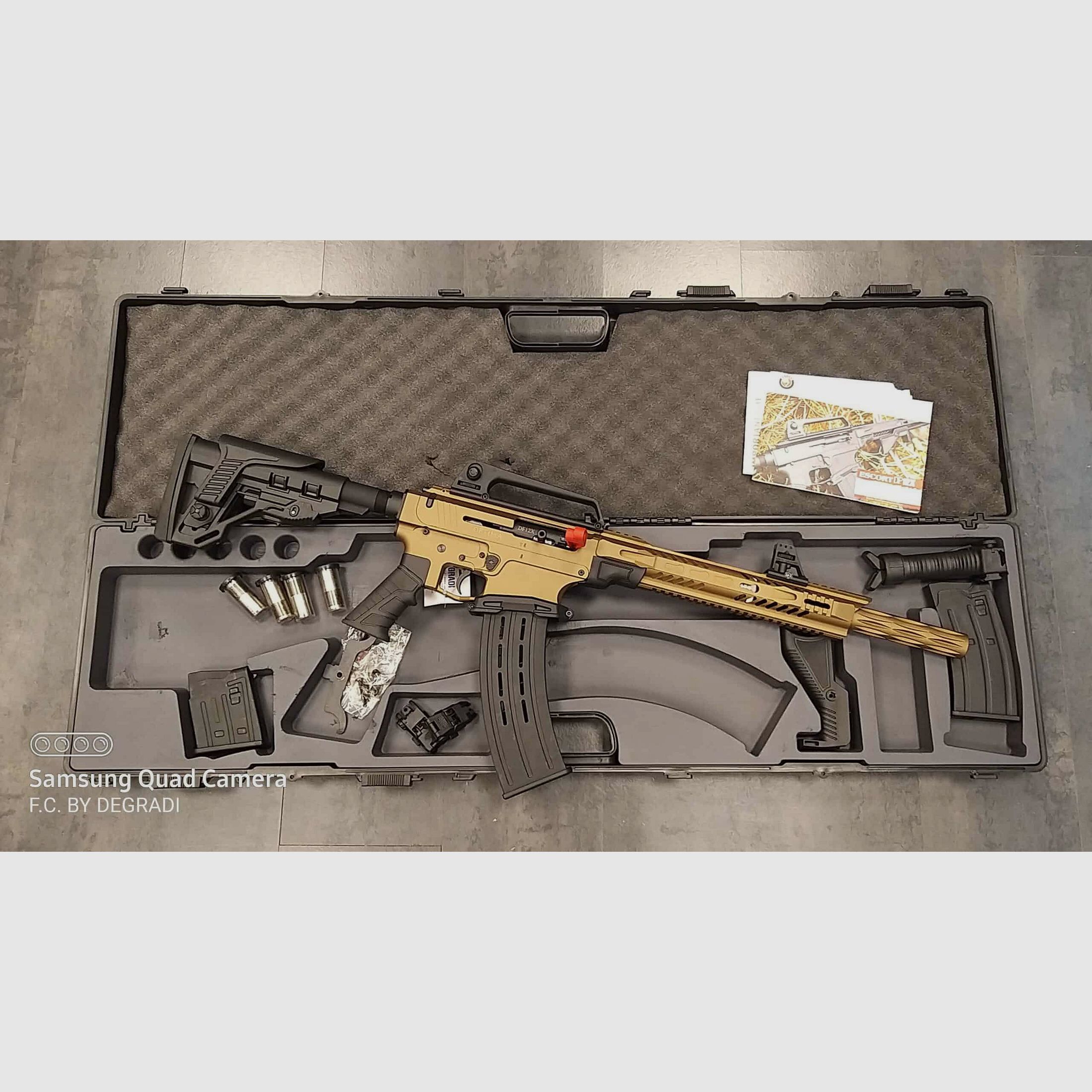 HATSAN ESCORT DF12X-TS 12/76 18″ SEMIAUTO 12 GA FDE / BRONZE, imagen 6 de 6