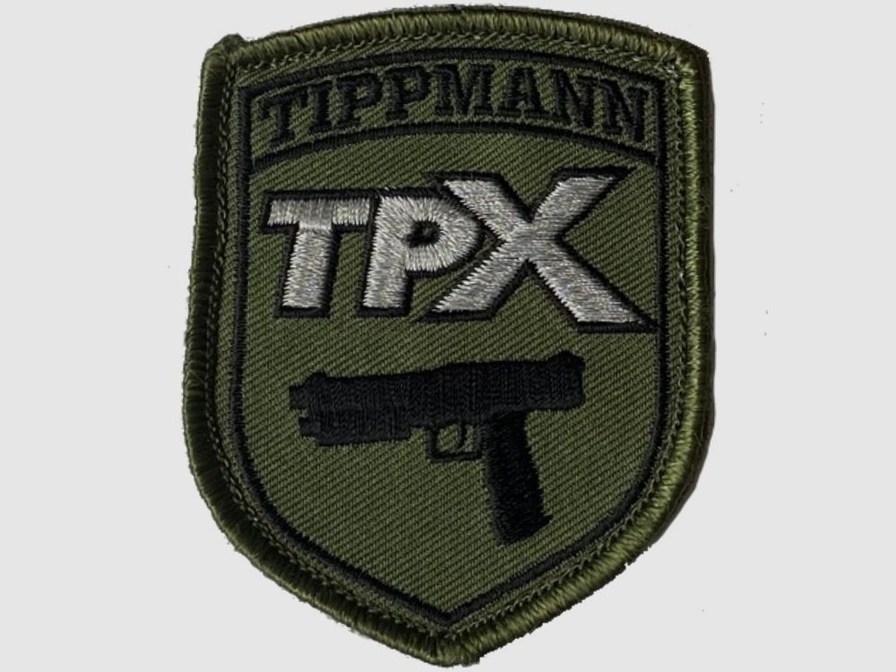 Paintball / Airsoft klittenband patch geborduurd (Tippmann TPX)