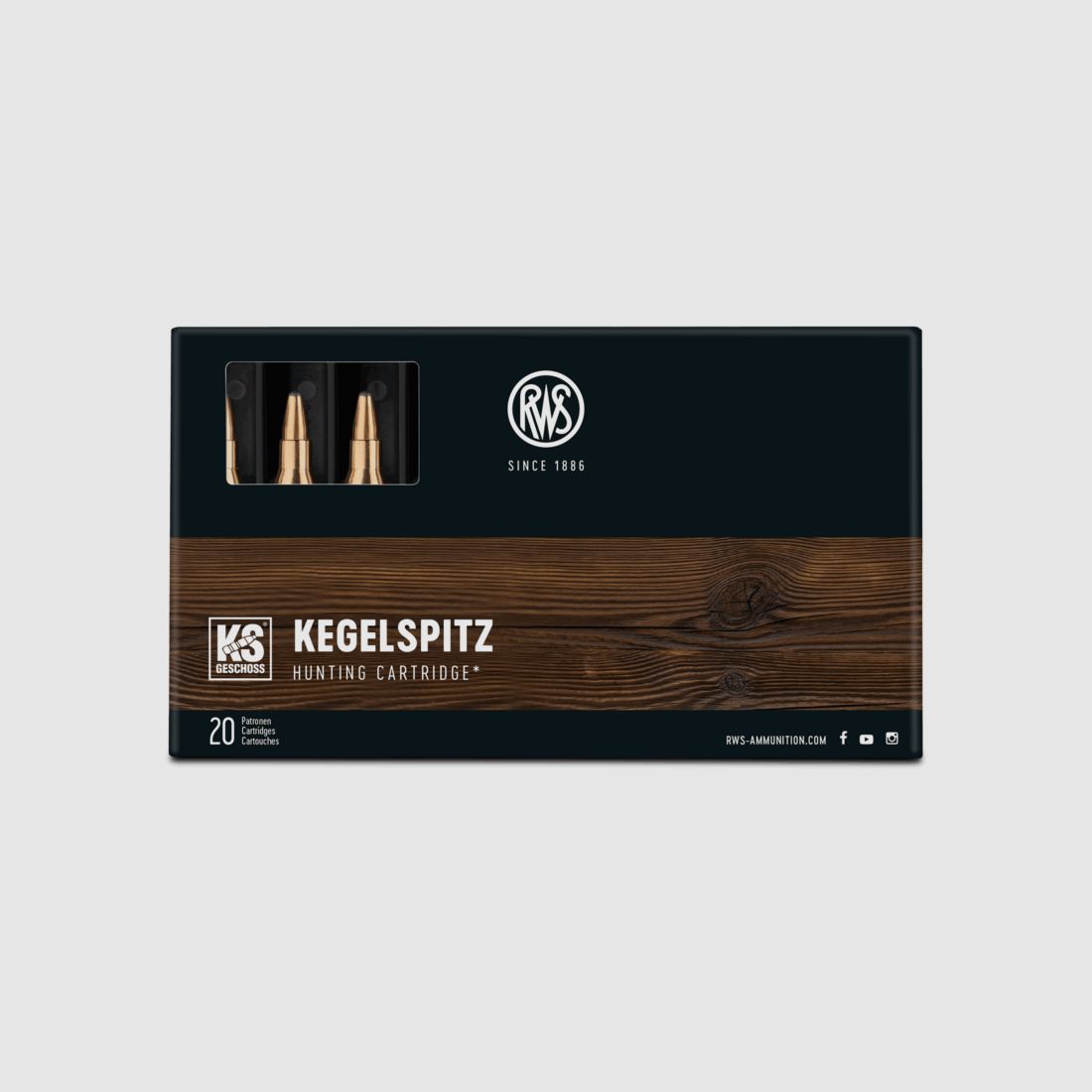 RWS Kegelspitz Kal. 5,6x57 - 4,8g / 74gr