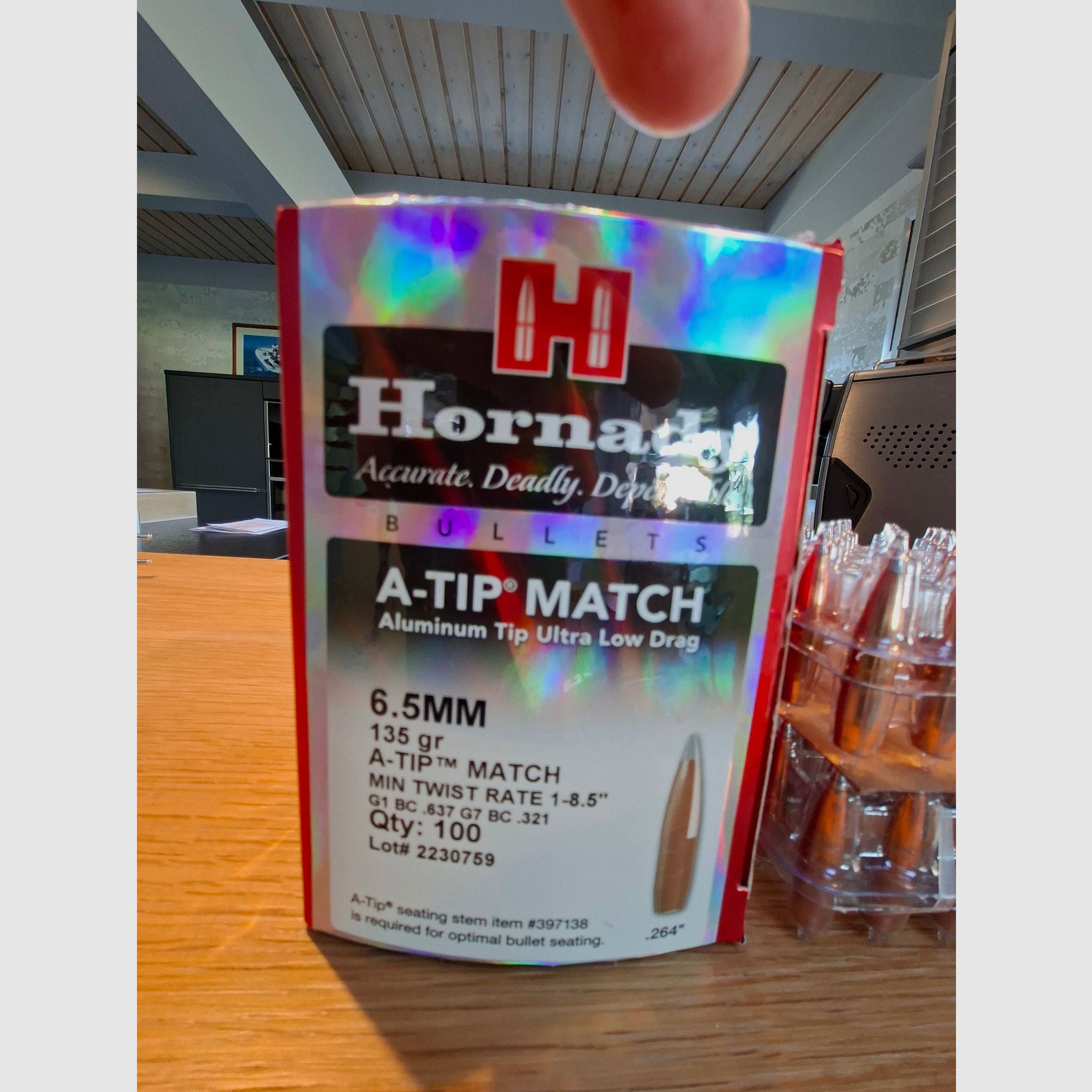 Hornady A-Tip 135 Grainau 6.5 Creedmoor Neu 75 St.