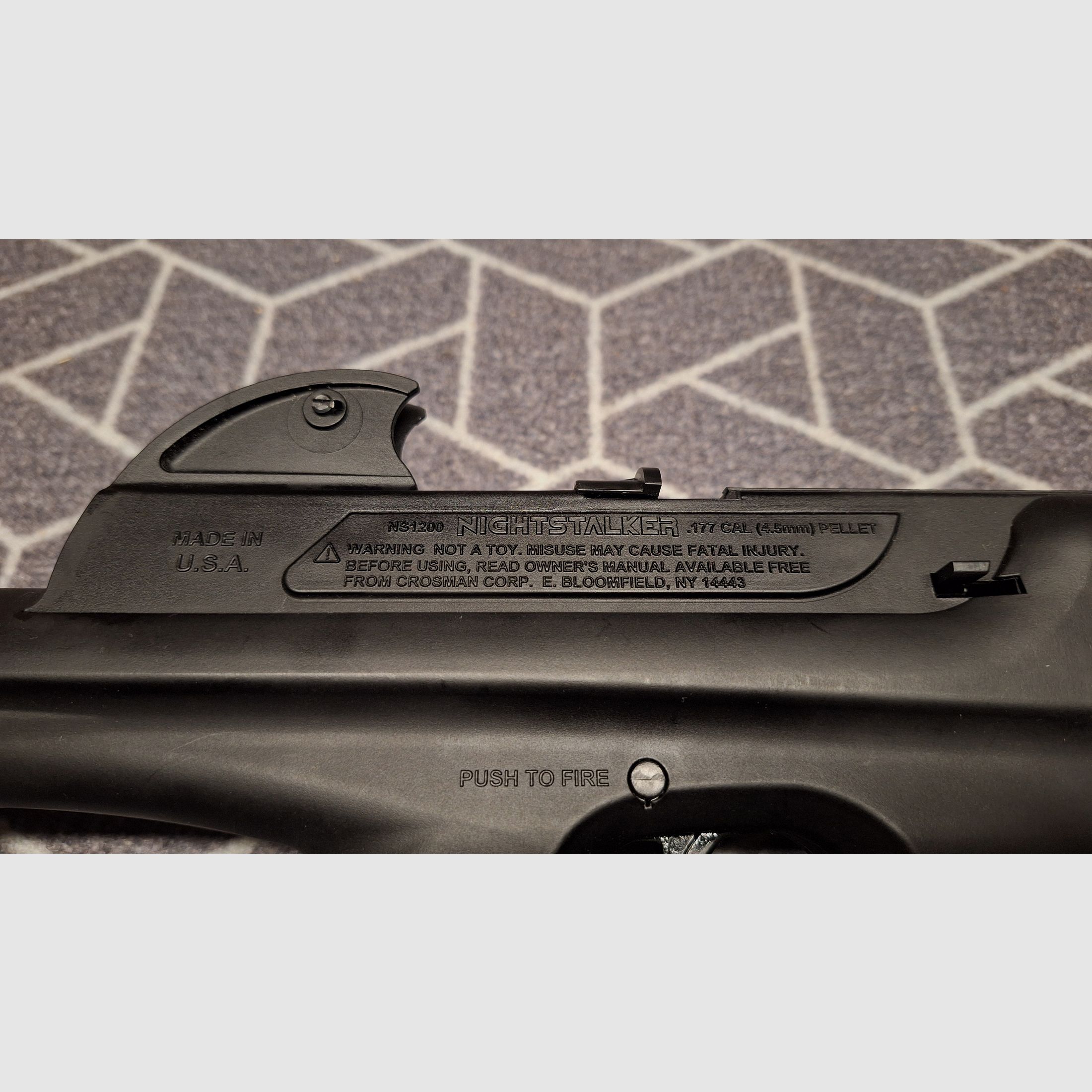 Crosman Nightstalker 4,5 Diabolo CO2 - RARITÉ! Silencieux + 10 chargeurs !