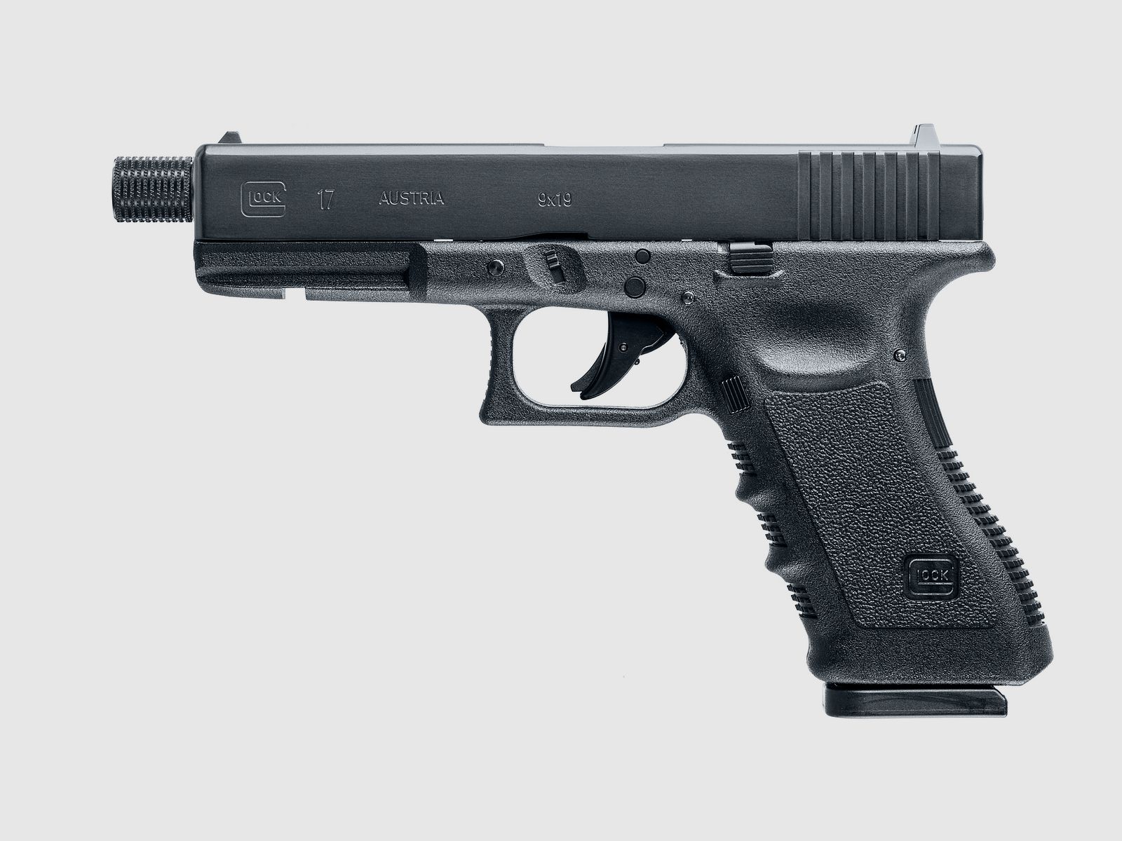Druckluft – Glock 17 m. Gewindelauf