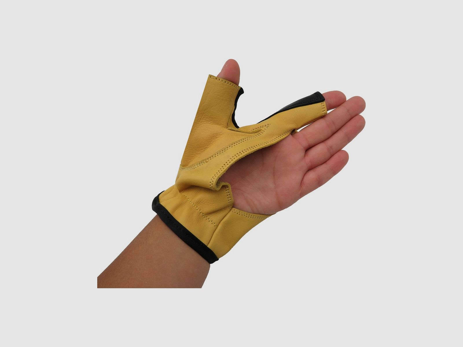 Handschuh aus Rindsleder für Bogenschützen, Bild 2 von 2
