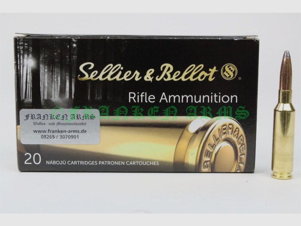 Sellier&Bellot 6,5 Creedmoor SP 156gr. 10,1g 20 pièces Prix dégressifs
