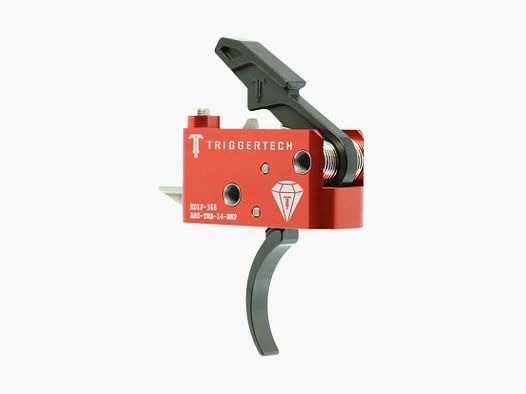 TRIGGERTECH Diamond AR-15 Two Stage Black PRO Curved