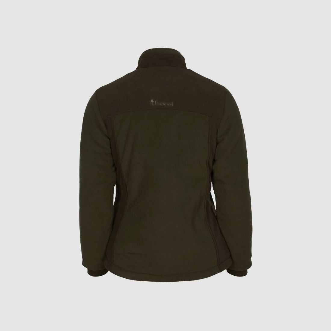 Pinewood Damen Wattierte Fleecejacke Harriette Green/Suede Brown