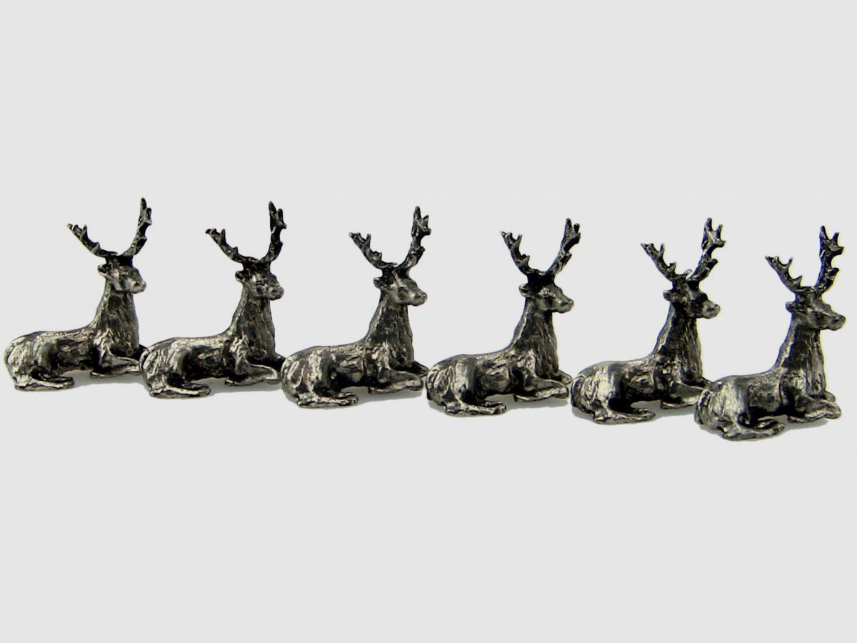 Lovergreen accessories motif six deer as knife holder set