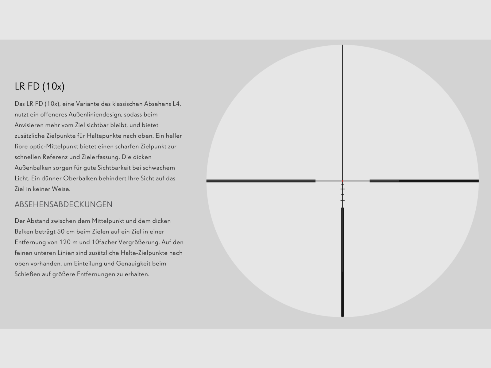 HAWKE 16420 ENDURANCE 30 FD 2.5-10x50 LR FD 10X ABSEHEN