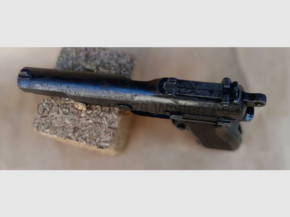 FABRIQUE NATIONAL WKII FN High Power - M.1935 mit Nut f. Anschlagschaft, Schiebevisier