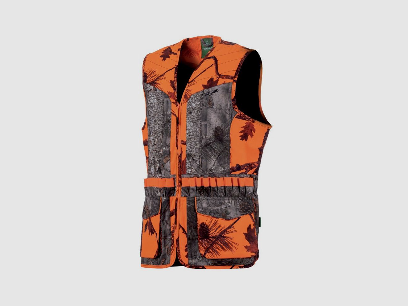 Weste für Damen orange-forest Treeland