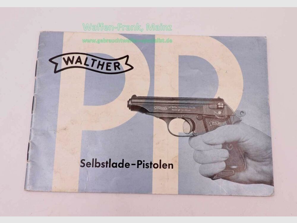 Walther - Ulm Instrukcja obsługi, oryginalny model PP