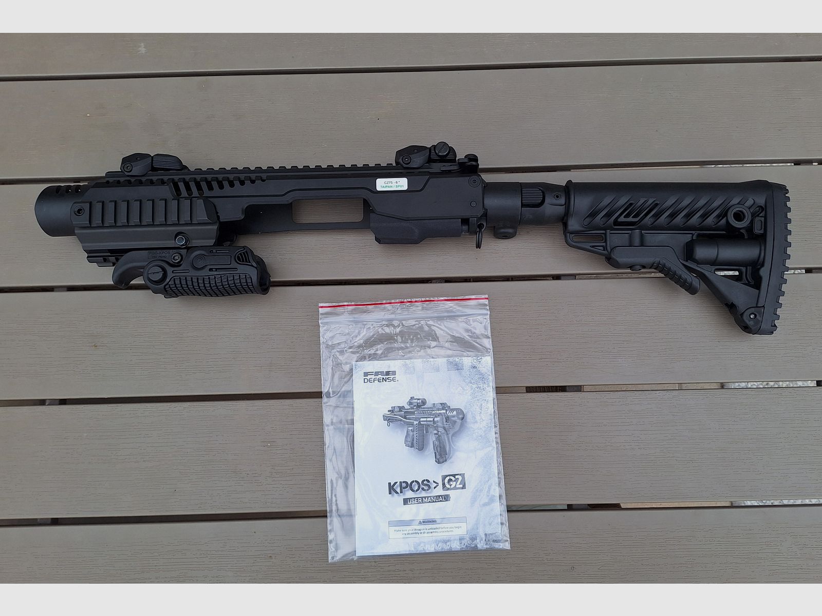 Anschlagschaft FAB Defense KPOS G2