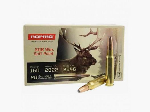 Norma 308 win Soft Point 150 Gr