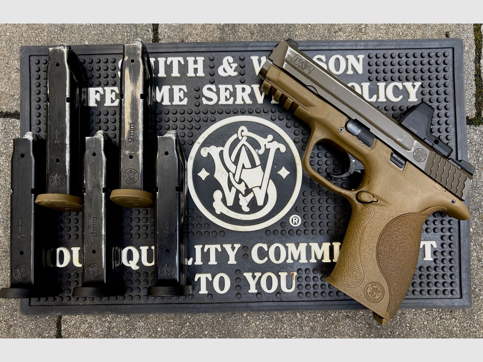 S&W Modell M&P9 VTAC -Trijicon RMR-