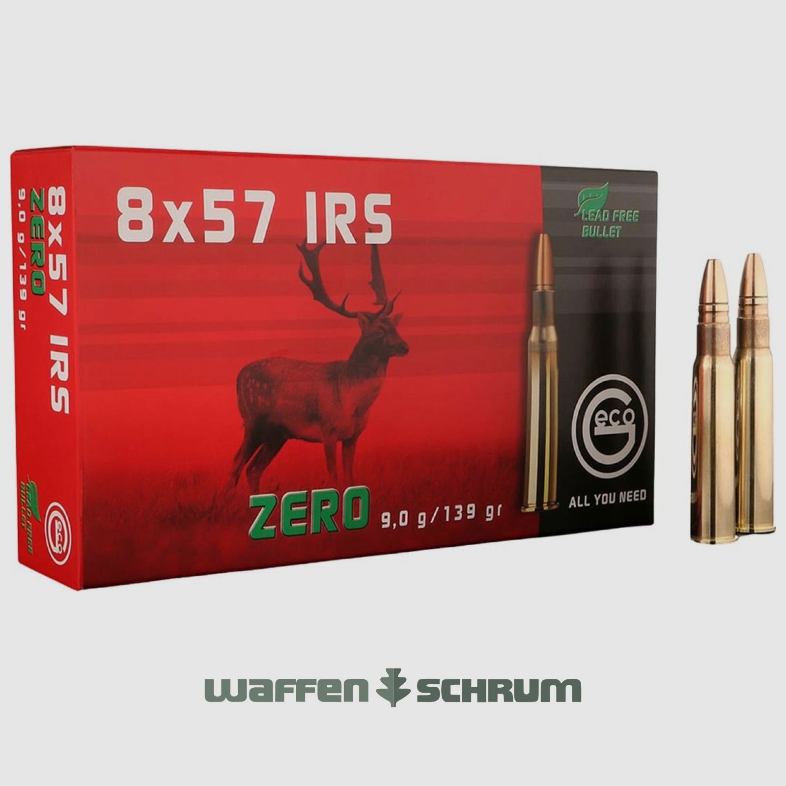 Geco Zero 9,0g - 139gr 8x57JRS