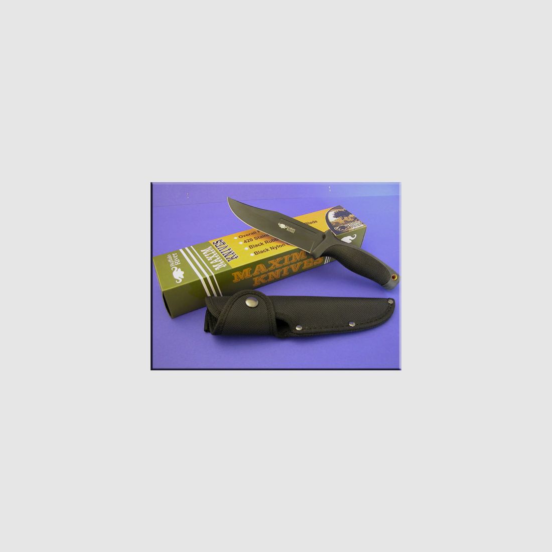 Buffalo~River Jagdmesser BRKM-110 Black Titanium