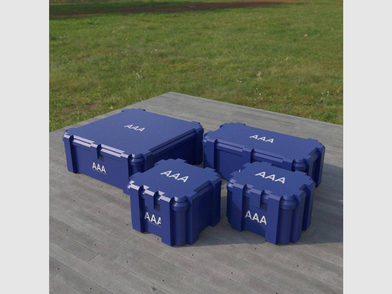 Filamelt AAA Battery Box "Folding Lid" - for 20 / 25 / 50 / 100 Batteries