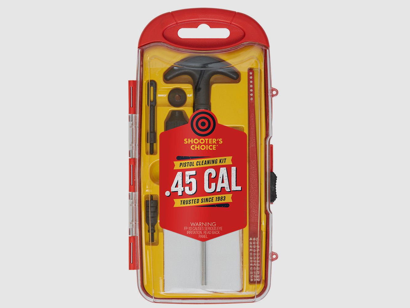 Kit di pulizia per armi Shooter's Choice .45 cal incluso FP-10 Lubricant Elite CLP (8-32) (SHF-SRK-45)