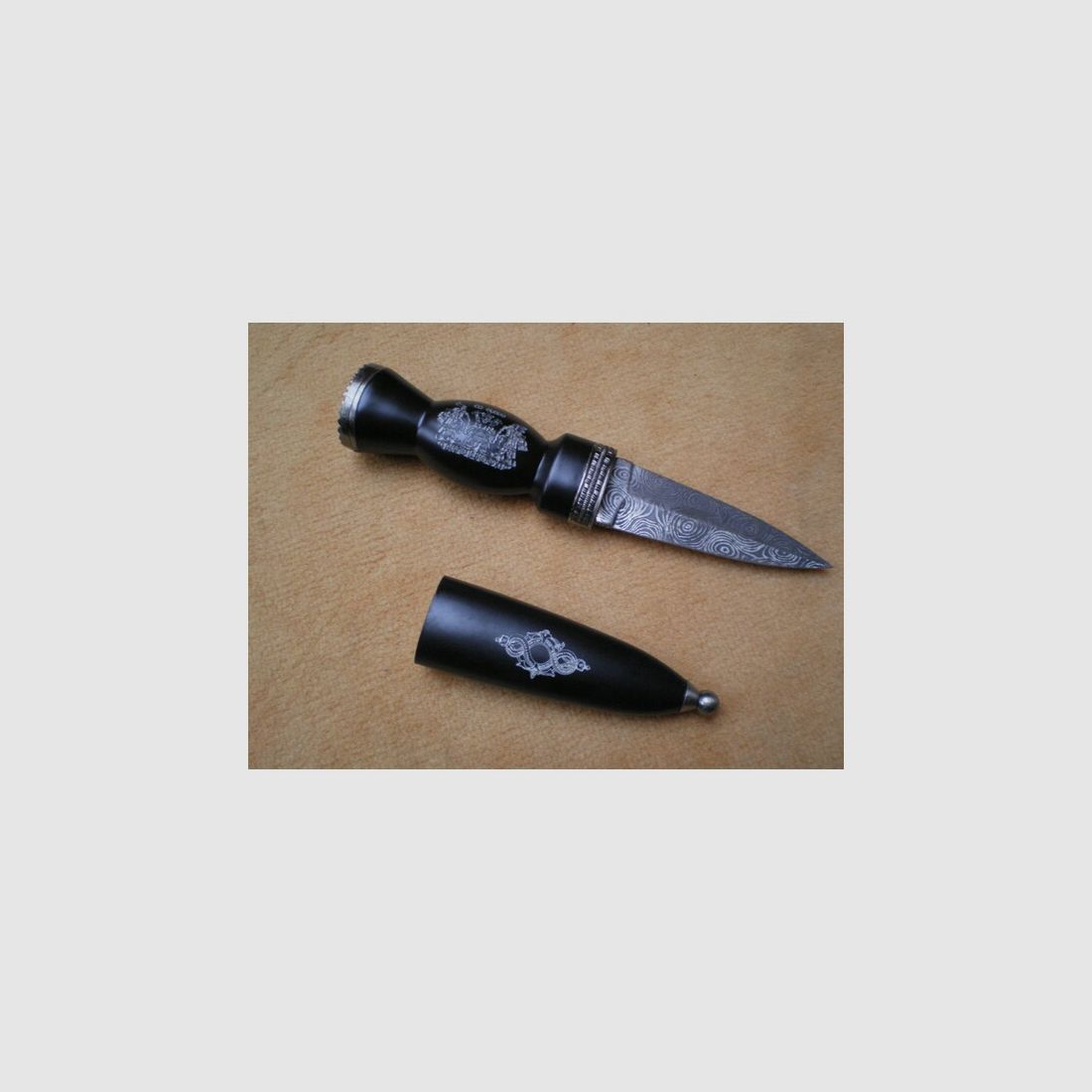 Sgian Dubh, schottischer Strumpfdolch