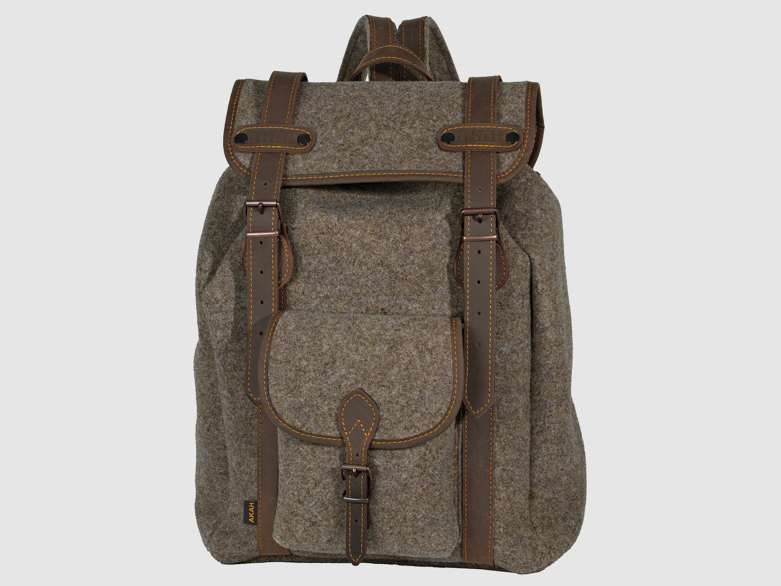 Wanderrucksack Wollfilz mit Büffe-Leder Dachstein