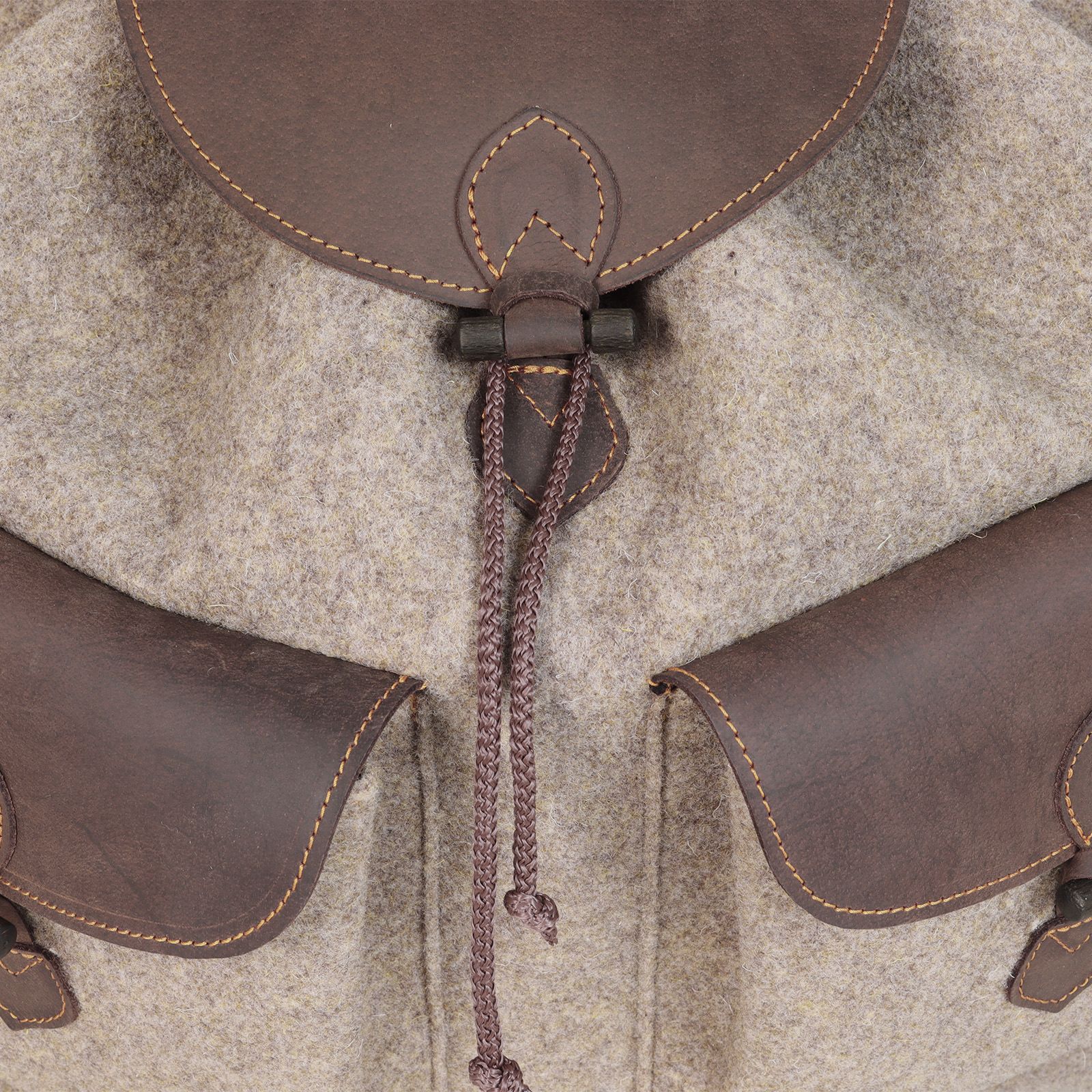 Wollfilz Rucksack lautlos