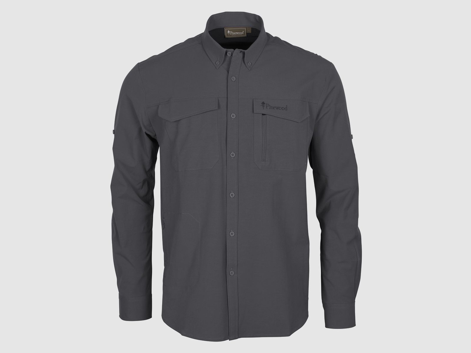Pinewood Everyday Travel L/S Shirt M Ash Grey, immagine 1 di 2