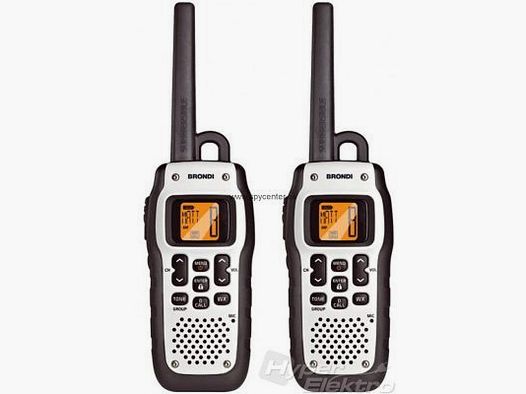 Emisora portatil Brondi PMR con batería y cargador IPX7