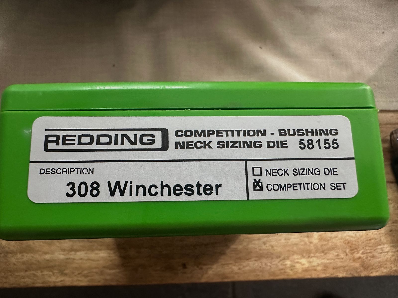 Redding competition Matrizensatz 308 Win