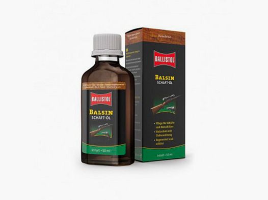 BALLISTOL – BALSIN STOCK OIL BROWN IMPREGNATING OIL 50 ml