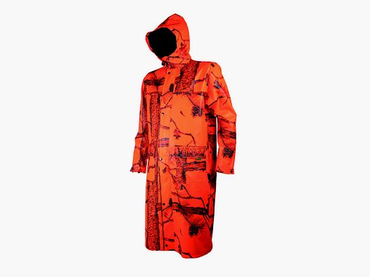 Impermeable largo naranja Treeland
