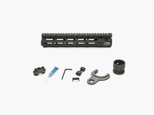BCMGUNFIGHTER MCMR Rail en Aluminium - 5.56, 10-pouces-Noir (fentes M-LOK®)
