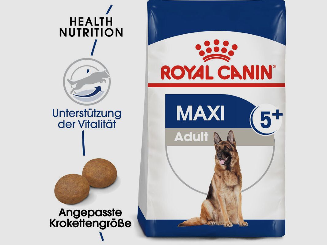 ROYAL CANIN Ältere Große Hunde Trockenfutter Maxi Adult 5+