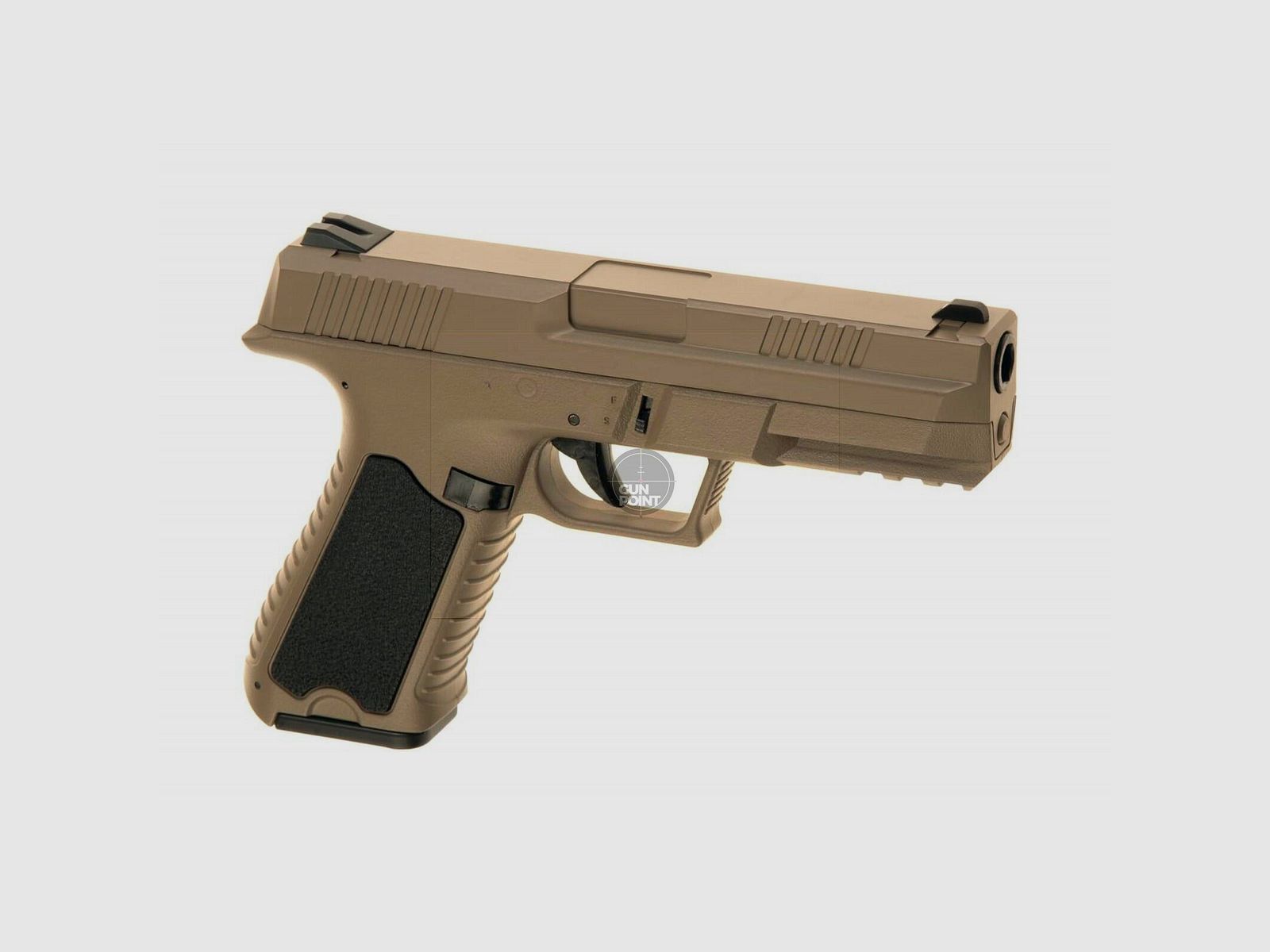 Softair - Pistole - Cyma CM127 AEP-Tan - ab 14, unter 0,5 Joule
