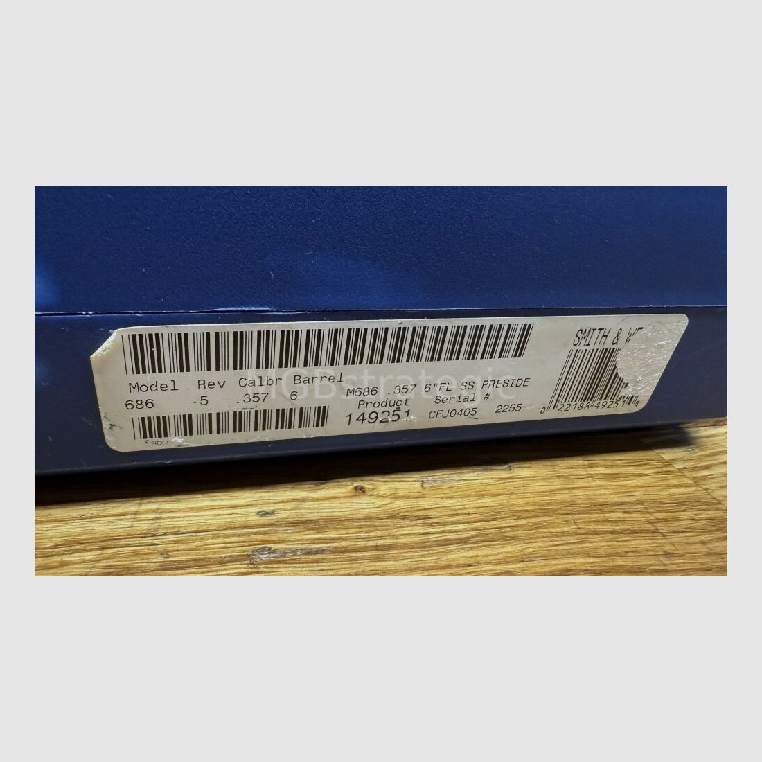 Smith & Wesson 686-5 .357 Magnum - The President´s M686 - 6" Lauf FL SS