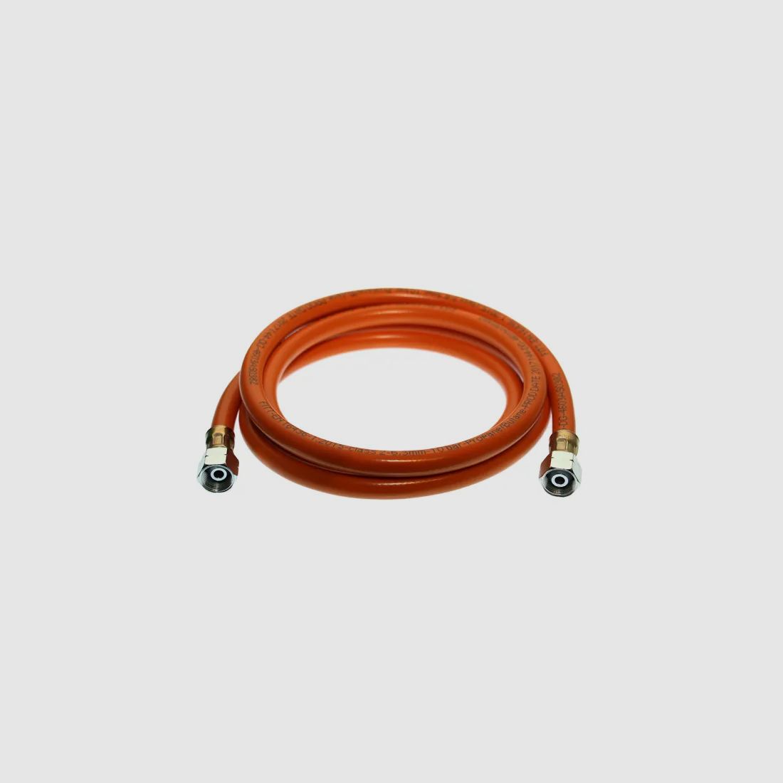 Propane gas hose 1.5 meters - both sides 1/4″ left-hand thread (17 mm wrench size)
