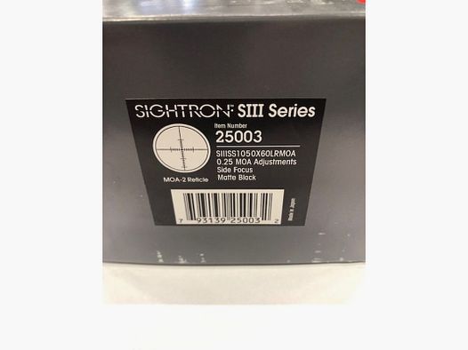 SIGHTRON CAN SIIISS10-50X60LR MOA2