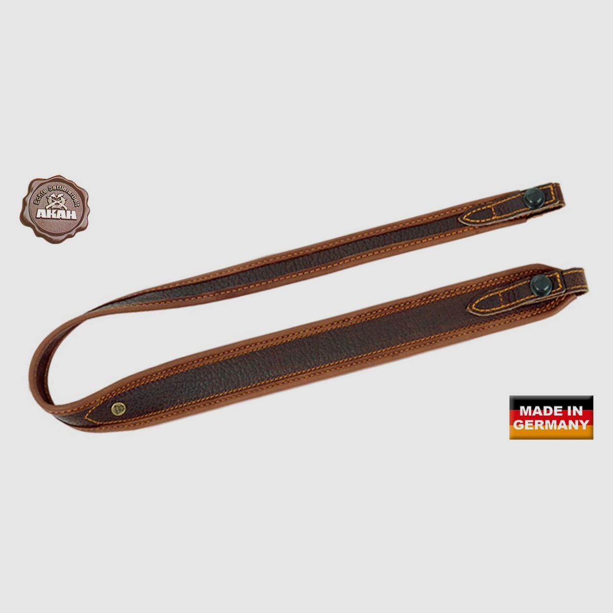 AKAH Gewehrriemen mit Yak-Leder