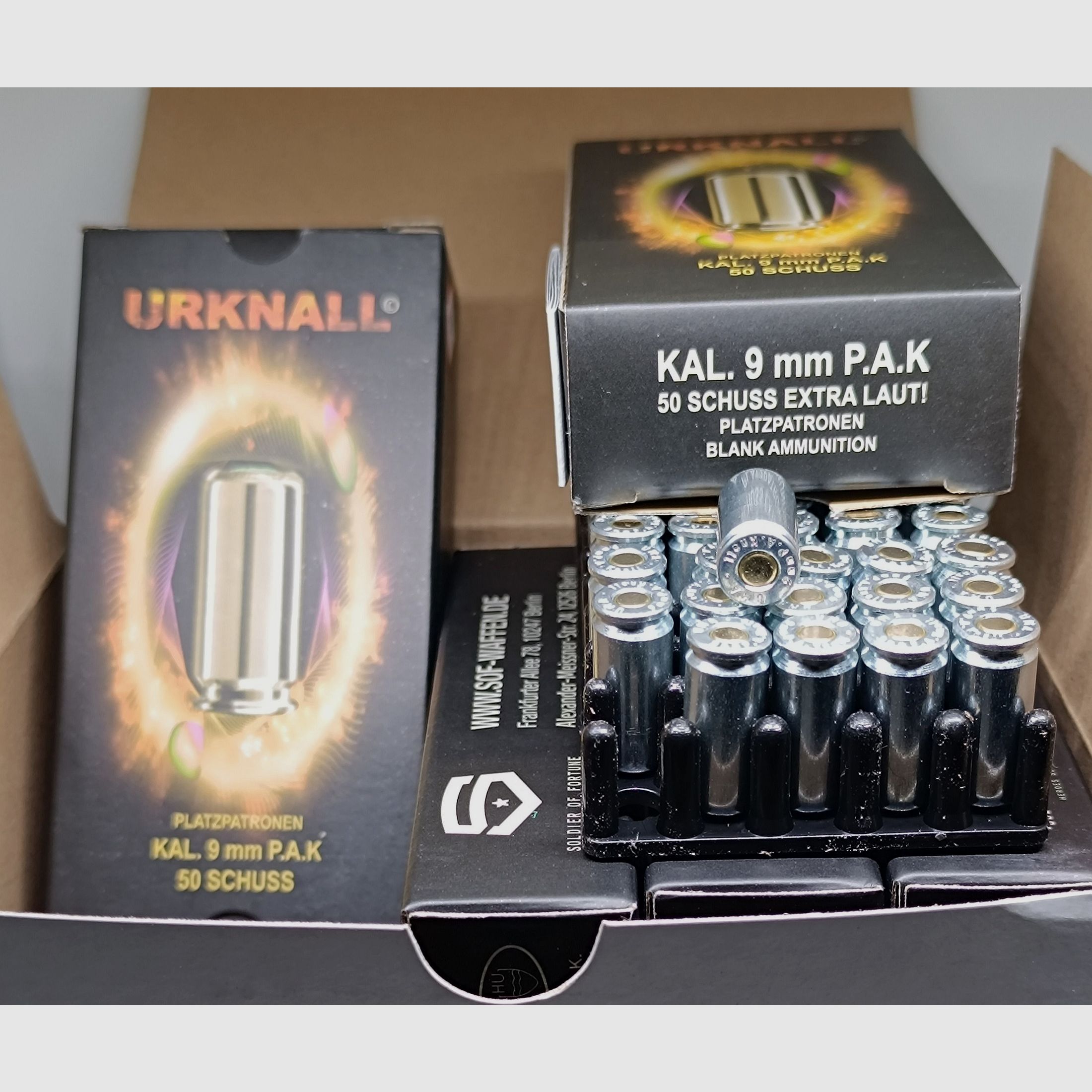 Umarex Urknall 9mm PAK knalpatronen munitie schreckschusswapen