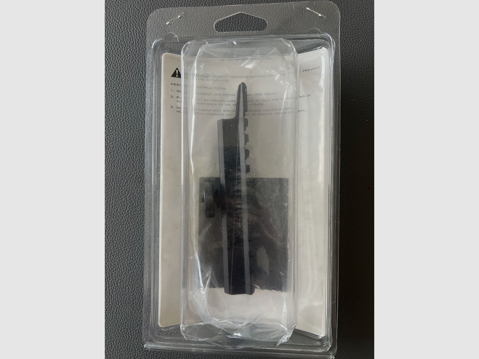Weaver AR-15 Single Rail Carry Handle Mount (48320), new in original packaging.