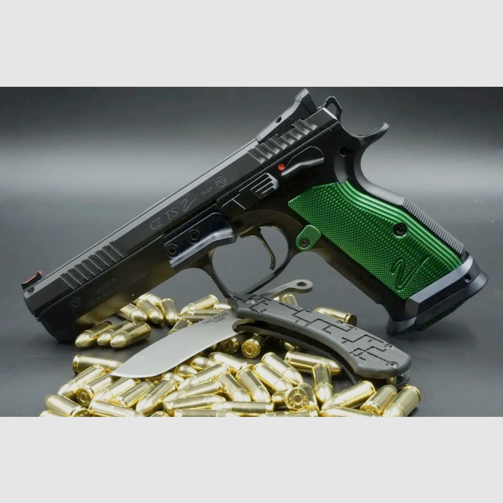 CZ  TS 2 Racing Green 9mm Luger NEU
