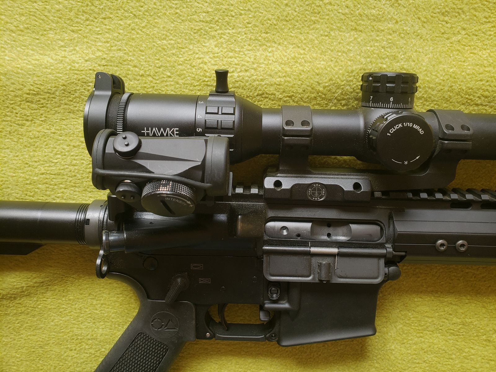 Oberland Arms OA 15 Black Label met Hawke Frontier 30 en Aimpoint H1, afbeelding 9 van 17