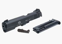 Kit de conversion GSG "GSG-1911" au calibre .22 avec visée standard fixe et chargeur. Convient à tous les modèles de la série 1911 70/80 avec canon de 5 pouces.