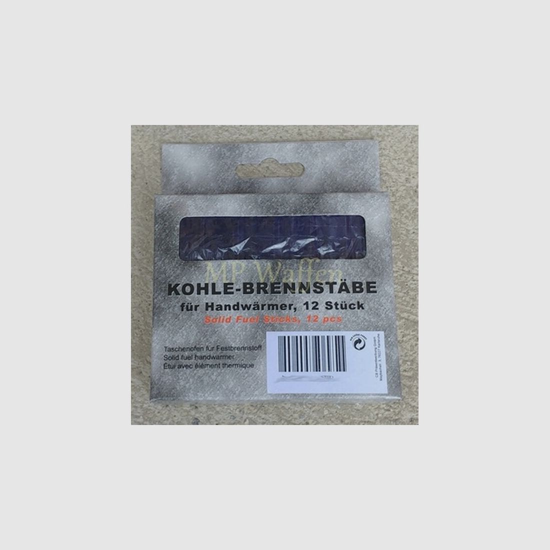 Festbrennstoff 12St.f.Taschenofen 13180