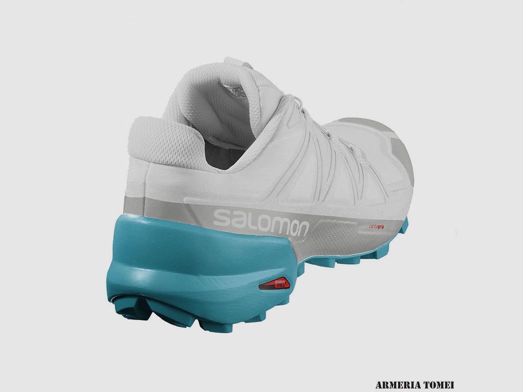 SALOMON – DAMES – SPEEDCROSS 5 W Wit / Bluebird, afbeelding 2 van 3