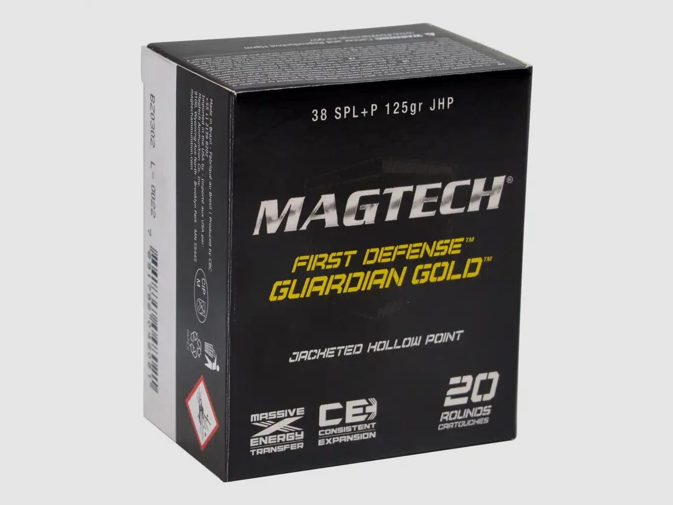 Magtech "Guardian Gold" 125grs - 20St
